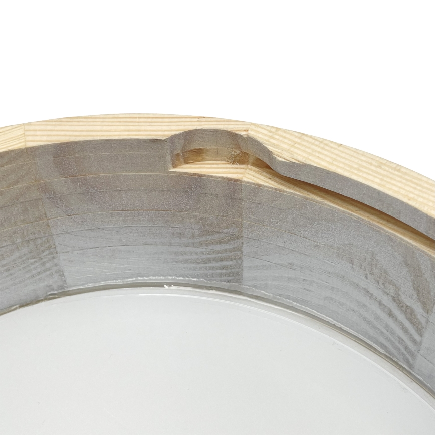 Brilagi - Stropné svietidlo PINO 1xE27/15W/230V borovica/strieborná pr. 27,5 cm