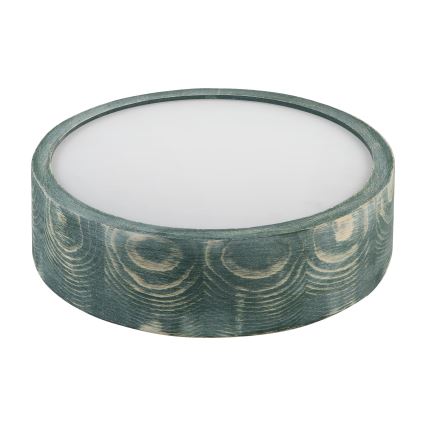 Brilagi - Stropné svietidlo PINO 1xE27/15W/230V borovica/zelená pr. 27,5 cm