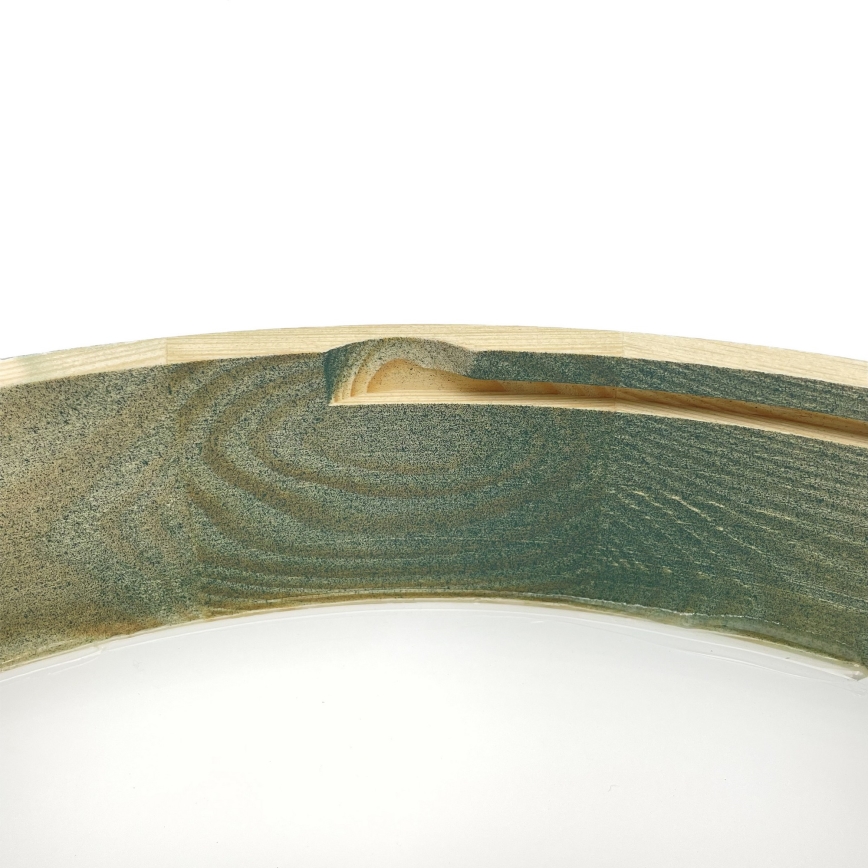 Brilagi - Stropné svietidlo PINO 1xE27/15W/230V borovica/zelená pr. 27,5 cm