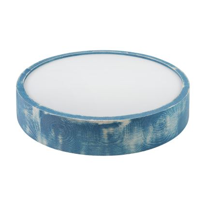 Brilagi - Stropné svietidlo PINO 2xE27/15W/230V borovica/modrá priemer 37,5 cm