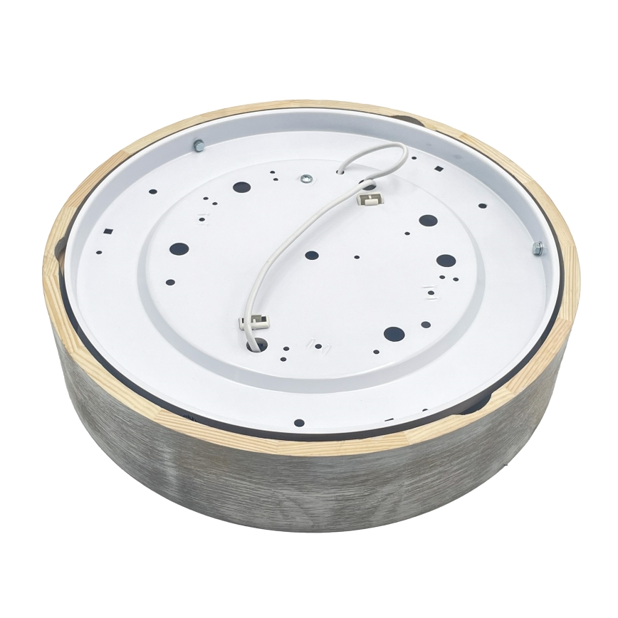 Brilagi - Stropné svietidlo PINO 2xE27/15W/230V borovicové/strieborné priemer 37,5 cm