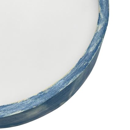 Brilagi - Stropné svietidlo PINO 3xE27/15W/230V borovica/modrá pr. 47,5 cm