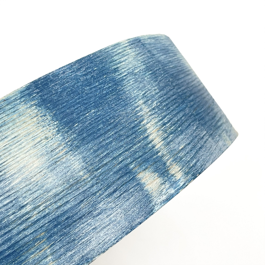 Brilagi - Stropné svietidlo PINO 3xE27/15W/230V borovica/modrá pr. 47,5 cm