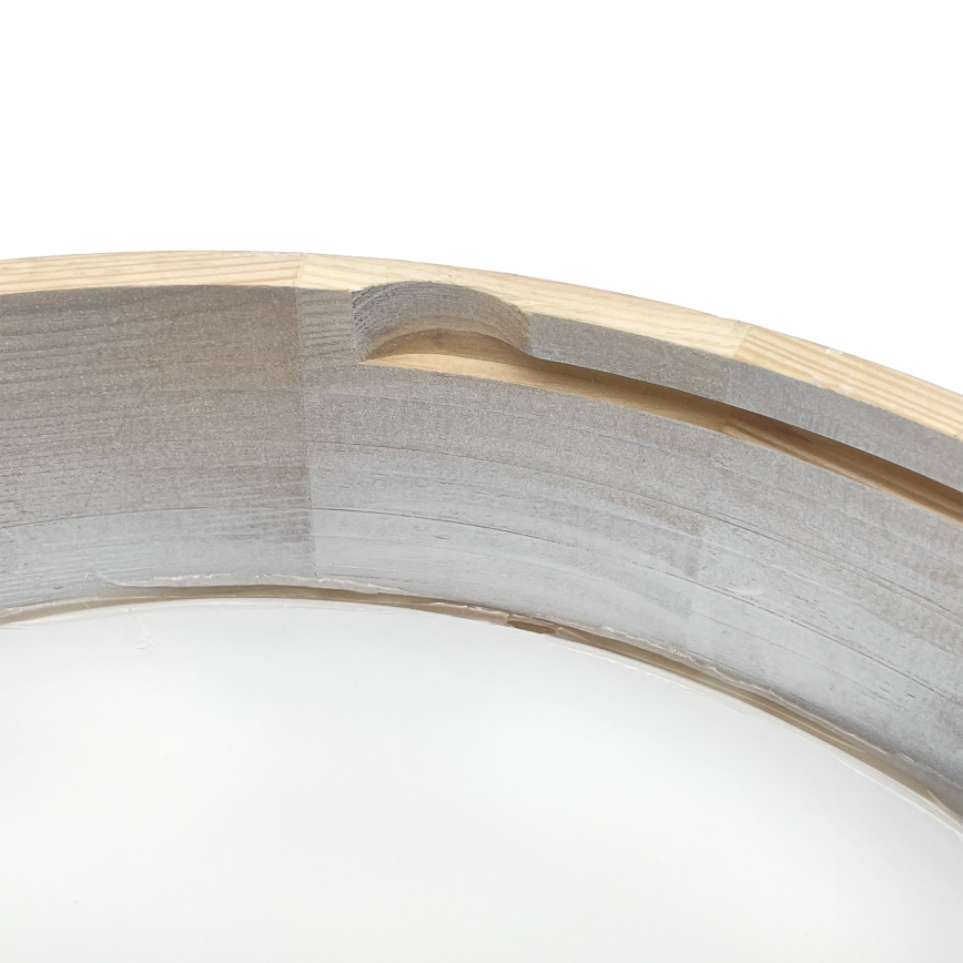 Brilagi - Stropné svietidlo PINO 3xE27/15W/230V borovicové/strieborné pr. 47,5 cm