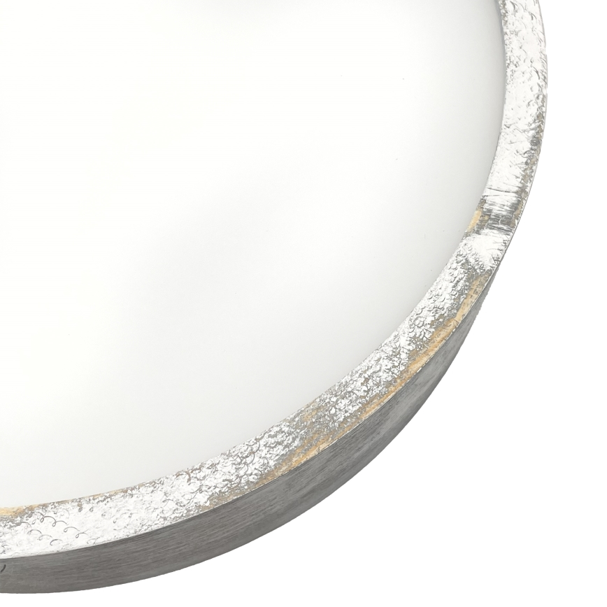 Brilagi - Stropné svietidlo PINO 3xE27/15W/230V borovicové/strieborné pr. 47,5 cm