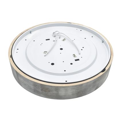 Brilagi - Stropné svietidlo PINO 3xE27/15W/230V borovicové/strieborné pr. 47,5 cm