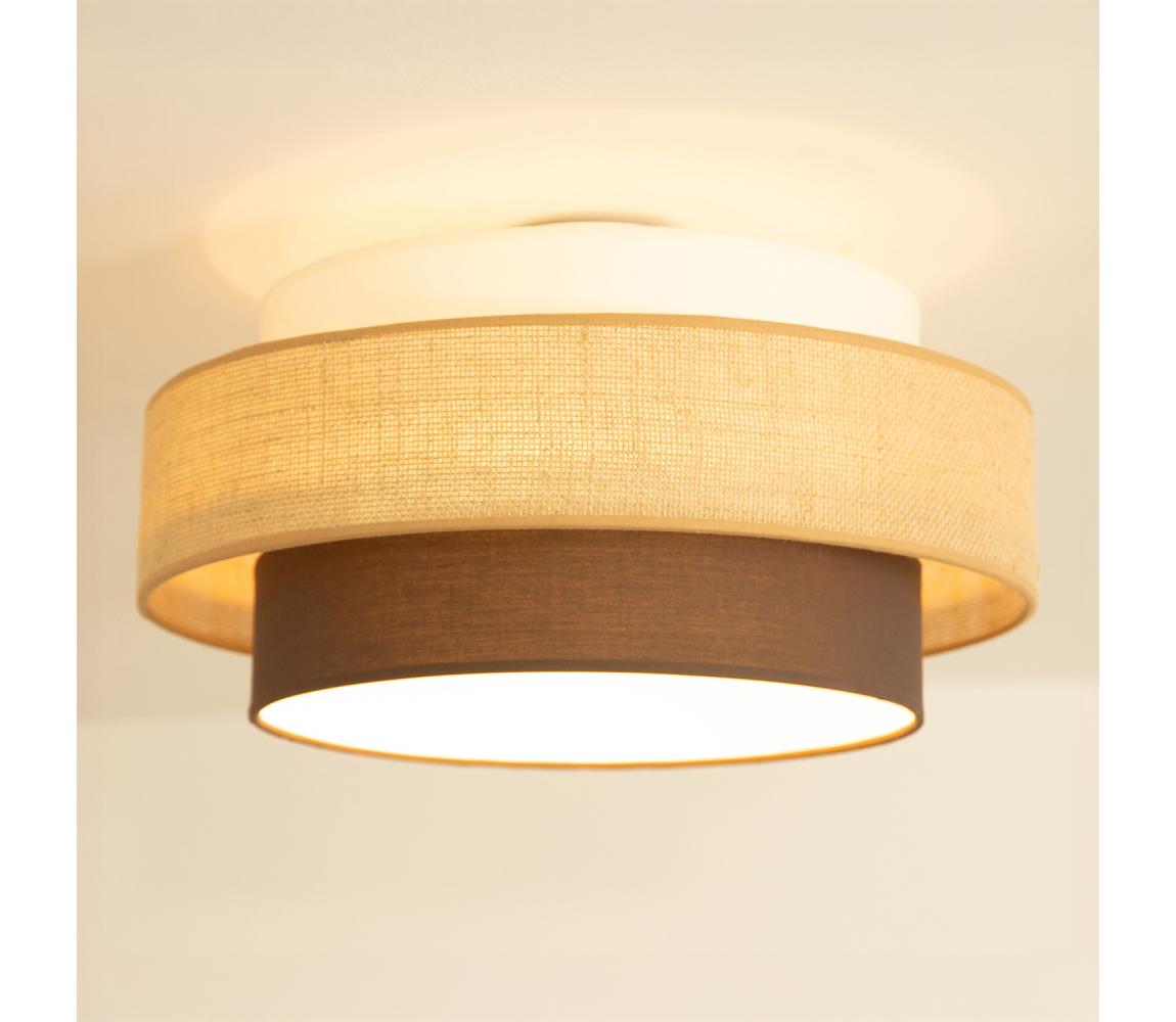Brilagi - Stropné svietidlo RESNA 1xE27/60W/230V priemer 40 cm béžová/čierna H0441
