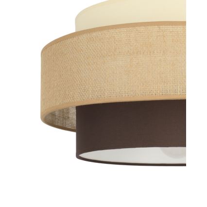 Brilagi - Stropné svietidlo RESNA 1xE27/60W/230V priemer 40 cm béžová/čierna