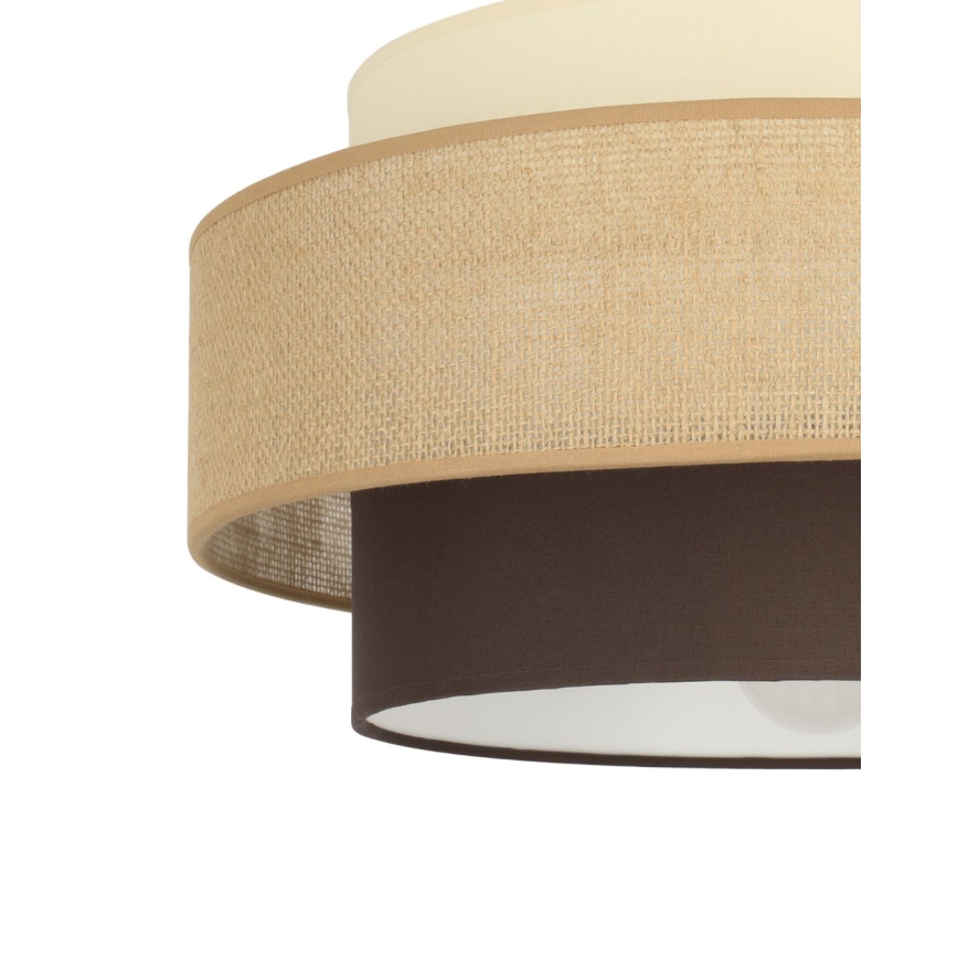 Brilagi - Stropné svietidlo RESNA 1xE27/60W/230V priemer 40 cm béžová/čierna