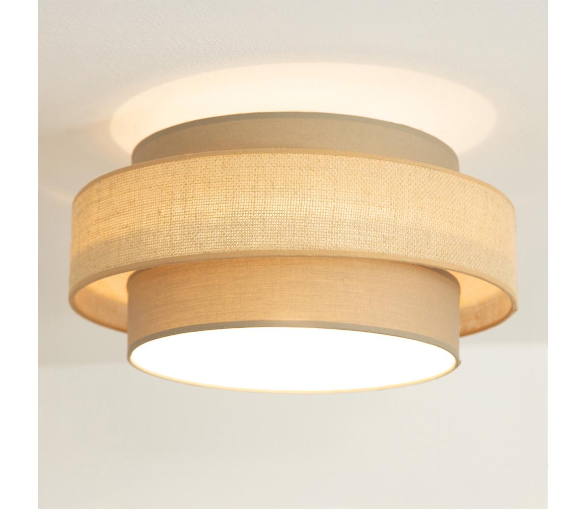 Brilagi - Stropné svietidlo RESNA 1xE27/60W/230V priemer 40 cm hnedá/béžová H0370