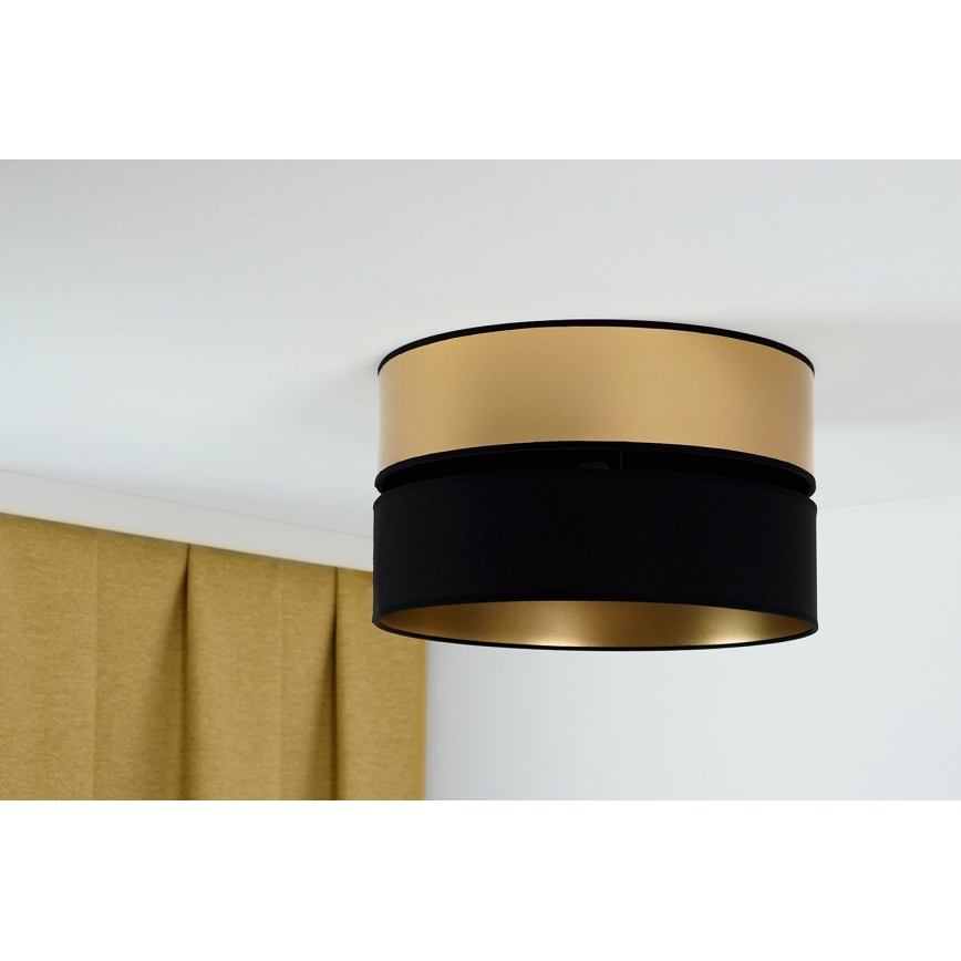 Brilagi - Stropné svietidlo ROYAL 1xE27/15W/230V pr. 40 cm čierna/zlatá
