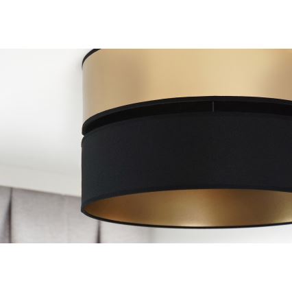 Brilagi - Stropné svietidlo ROYAL 1xE27/15W/230V pr. 40 cm čierna/zlatá