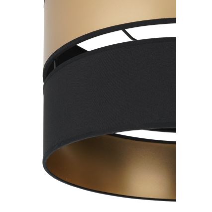 Brilagi - Stropné svietidlo ROYAL 1xE27/15W/230V pr. 40 cm čierna/zlatá