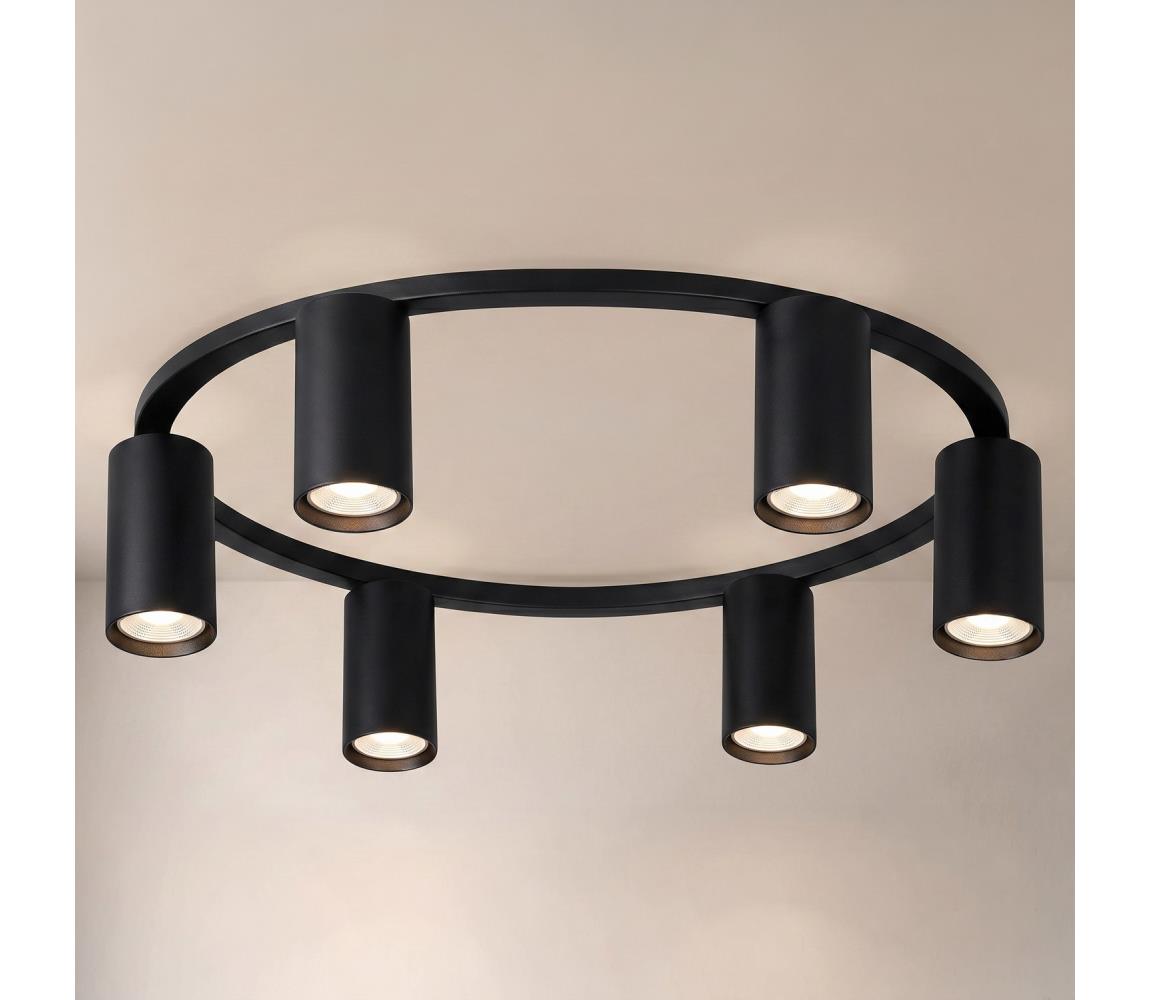 Brilagi - Stropné svietidlo SELE 6xGU10/30W/230V čierne WO-SELEP-C05-BLK-OEM