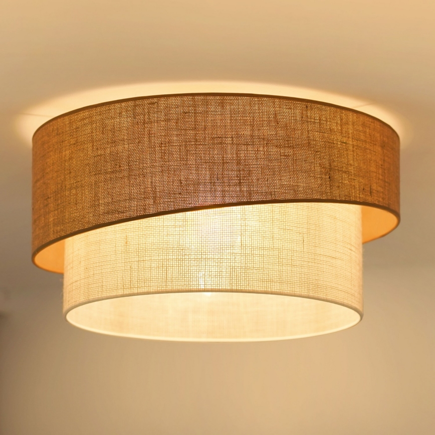 Brilagi - Stropné svietidlo SHINE 1xE27/15W/230V pr. 50 cm béžová/krémová