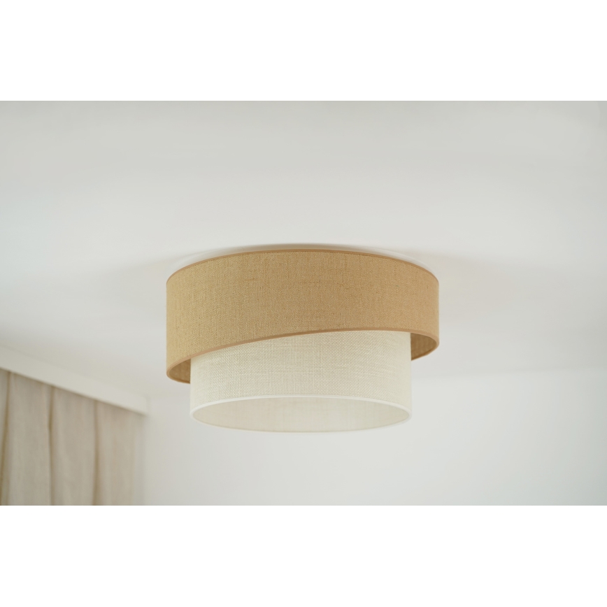 Brilagi - Stropné svietidlo SHINE 1xE27/15W/230V pr. 50 cm béžová/krémová