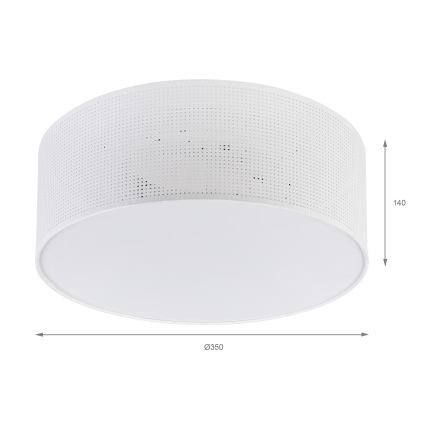 Brilagi - Stropné svietidlo SIRIJA MODERN 2xE27/60W/230V pr. 35 cm biela