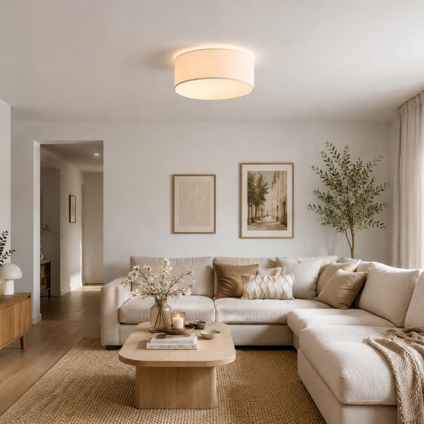 Brilagi - Stropné svietidlo SIRIJA MODERN 2xE27/60W/230V pr. 35 cm krémová