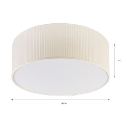 Brilagi - Stropné svietidlo SIRIJA MODERN 2xE27/60W/230V pr. 35 cm krémová
