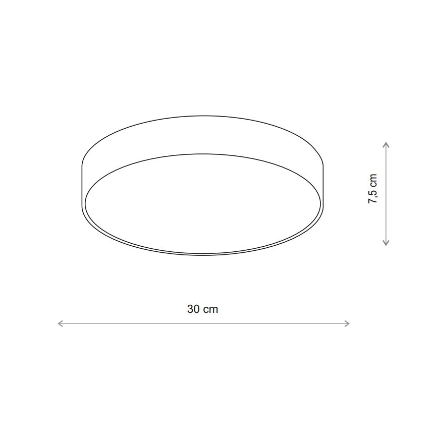 Brilagi - Stropné svietidlo so senzorom CLARE 2xE27/24W/230V pr. 30 cm béžová