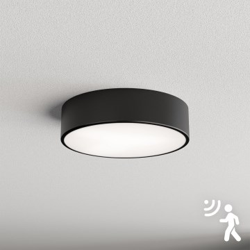 Brilagi - Stropné svietidlo so senzorom CLARE 2xE27/40W/230V pr. 30 cm čierna