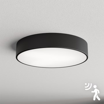 Brilagi - Stropné svietidlo so senzorom CLARE 3xE27/40W/230V pr. 40 cm čierna