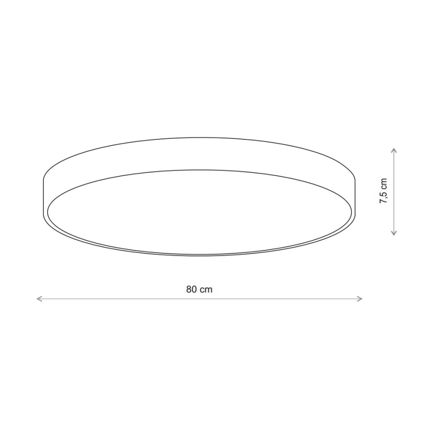 Brilagi - Stropné svietidlo so senzorom CLARE 6xE27/24W/230V pr. 80 cm béžová