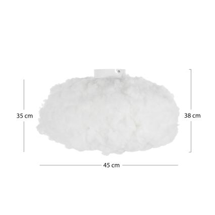 Brilagi - Stropné svietidlo SOLEAIR 1xE27/40W/230V priemer 45 cm biele