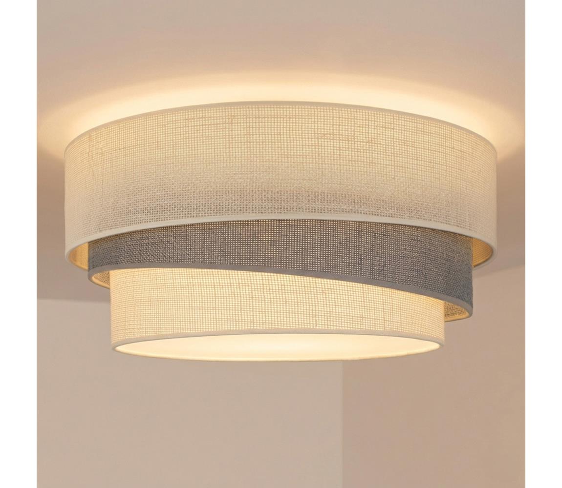 Brilagi - Stropné svietidlo TRIO 1xE27/60W/230V pr. 40 cm krémová/šedá 8590828052555