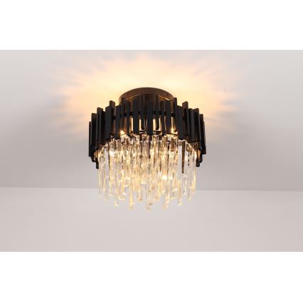 Brilagi - Stropné svietidlo VERVE 6xE14/40W/230V, priemer 60 cm, čierne