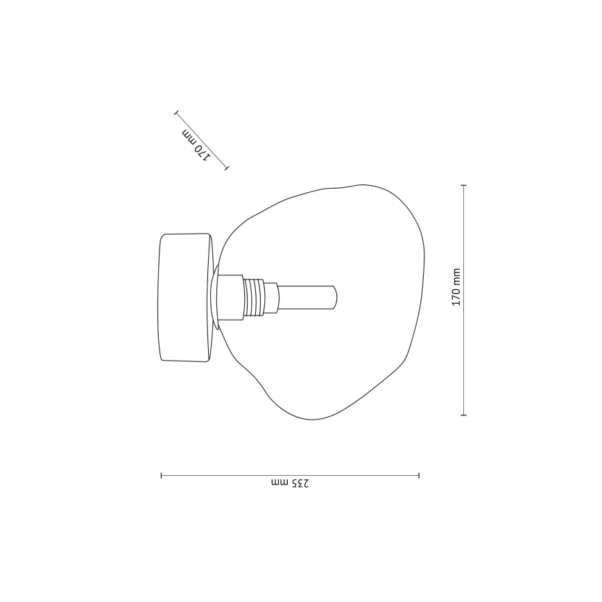 Brilagi - Stropné svietidlo VULCANO 1xG9/8W/230V béžová/dymová béžová