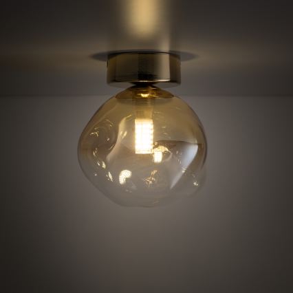 Brilagi - Stropné svietidlo VULCANO 1xG9/8W/230V zlatá/dymová béžová