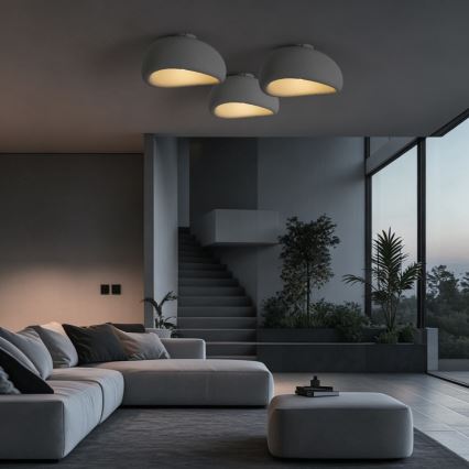 BRILAGI - Stropné svietidlo WABI SABI 1x E27/60W/230V, priemer 40 cm, sivé