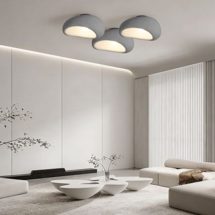 BRILAGI - Stropné svietidlo WABI SABI 1xE27/60W/230V pr. 40 cm sivé