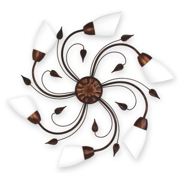 BRILAGI - Stropné svietidlo WILLOW 6xE27/40W/230V priemer 75 cm bronzové