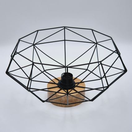 Brilagi - Stropné svietidlo WOODY BASKET 1xE27/60W/230V dub orech