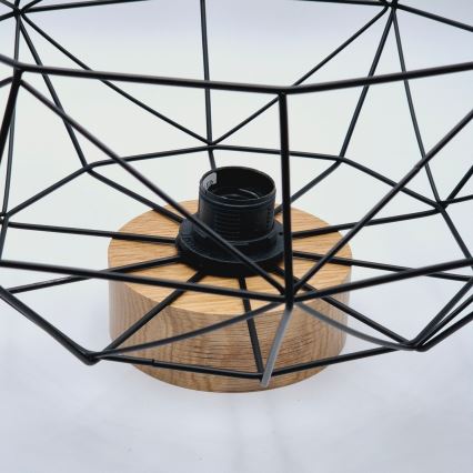 Brilagi - Stropné svietidlo WOODY BASKET 1xE27/60W/230V dub orech