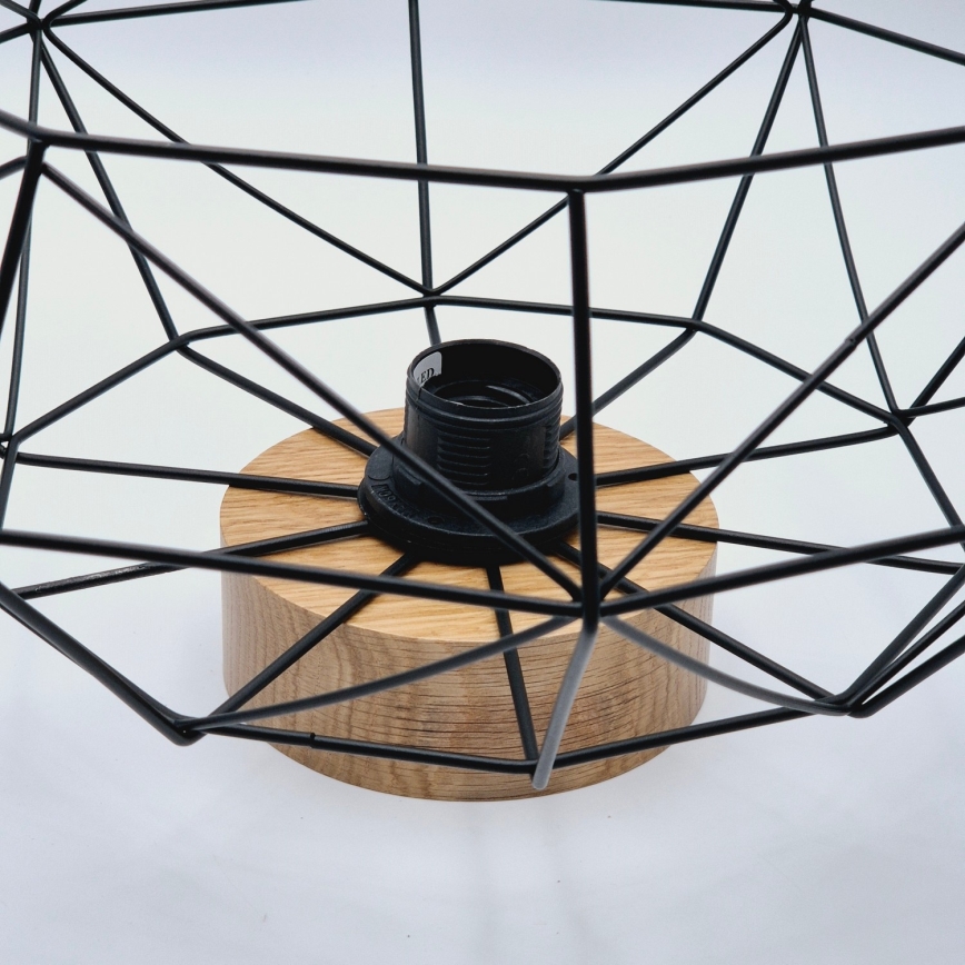 Brilagi - Stropné svietidlo WOODY BASKET 1xE27/60W/230V dub orech