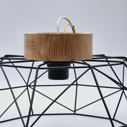 Brilagi - Stropné svietidlo WOODY BASKET 1xE27/60W/230V dub orech