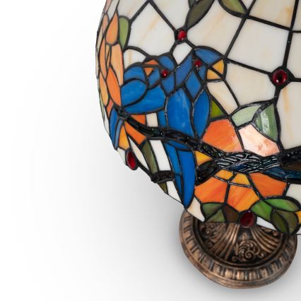 Brilagi - Tiffany vitrážná stolná lampa JUNGLE 2xE27/60W/230V