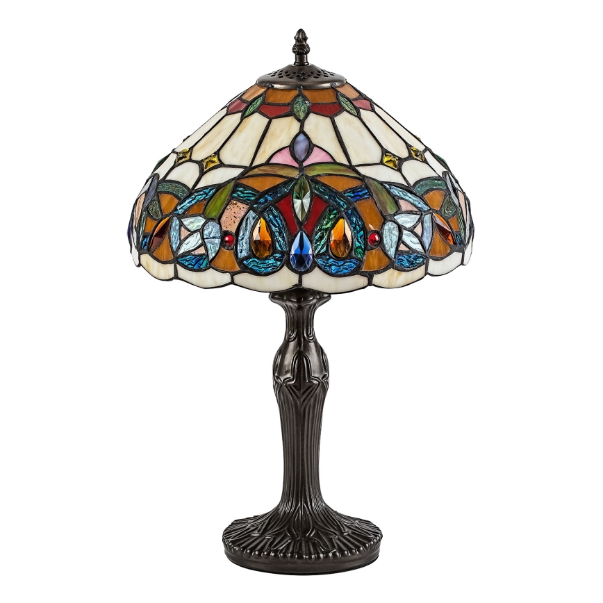 Brilagi - Tiffany vitrážná stolná lampa LUISA 1xE27/40W/230V