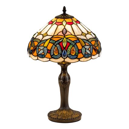Brilagi - Tiffany vitrážná stolná lampa LUISA 1xE27/40W/230V