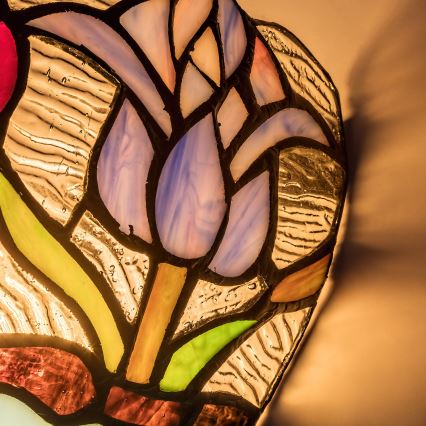 Brilagi - Tiffany vitrážné nástenné svietidlo LORAS 1xE14/40W/230V
