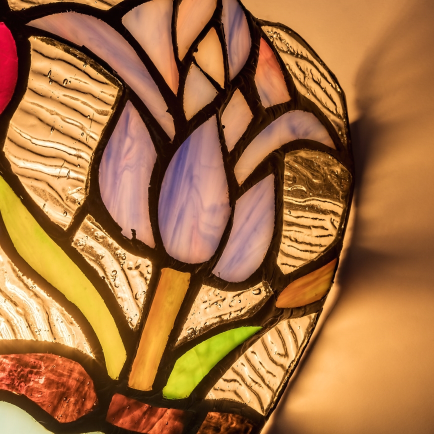 Brilagi - Tiffany vitrážné nástenné svietidlo LORAS 1xE14/40W/230V