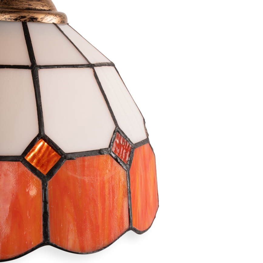 Brilagi - Tiffany vitrážová nástenná lampa SIENNA 1xE14/40W/230V