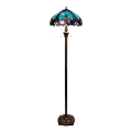 BRILAGI - Tiffany vitražová stojacia lampa CORAL 2xE27/60W/230V