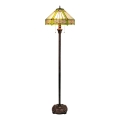 BRILAGI - Tiffany vitrážová stojacia lampa EMERALD 2xE27/60W/230V