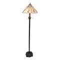 Brilagi - Tiffany vitrážová stojacia lampa FOLIA 2xE27/60W/230V