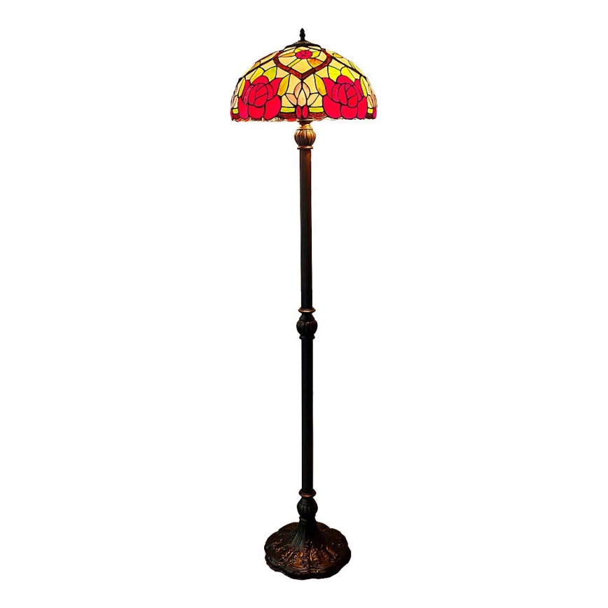Brilagi - Tiffany vitrážová stojacia lampa GARLAN 2xE27/60W/230V