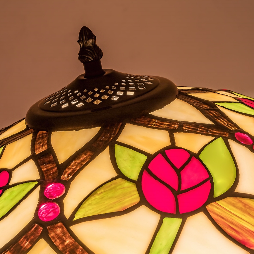 Brilagi - Tiffany vitrážová stojacia lampa GARLAN 2xE27/60W/230V